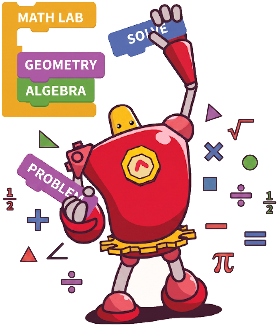 MaThink math robot solving problems